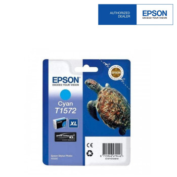 Epson T1572 Ink Cartridge - Cyan (Item: EPS T157290)