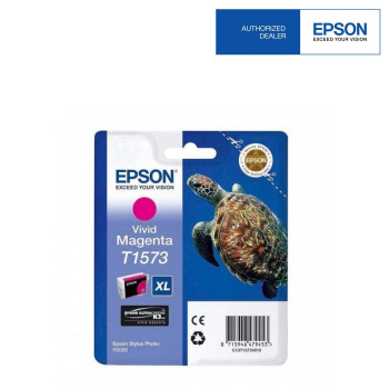 Epson T1573 Ink Cartridge - Vivid Magenta (Item No: EPS T157390)