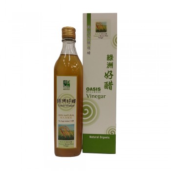 Oasis Wellness Natural Brown Rice Vinegar 520ml (No Sugar)