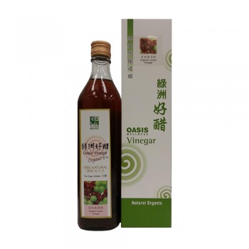 Oasis Wellness Organic Grape Vinegar 520ml (No Sugar)