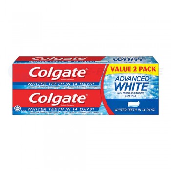 Colgate Advanced White Toothpaste Value Pack 2 x 160g