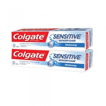 Colgate Sensitive Foam Active Whitening Toothpaste Twin pack 120g x 2