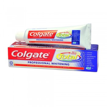 Colgate Total Professional Whitening Toothpaste 60g Travel Sample Trial