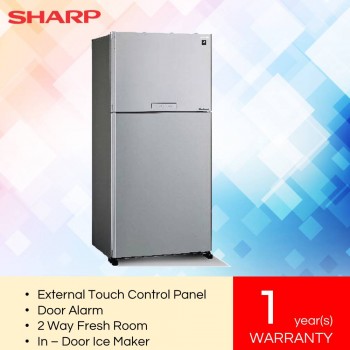 SharpÂ SJP80MFMK J-Tech Inverter Pelican 2 Door Refrigerator (720L)