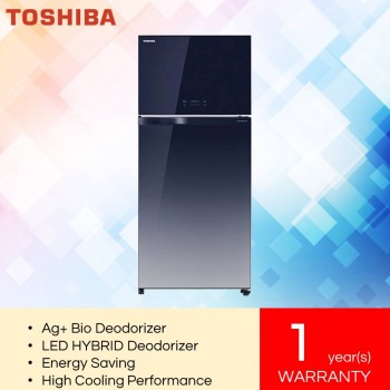Toshiba GR-AG58MA (GG) 2-Doors Duo Hybrid, Inverter Refrigerator (610L)