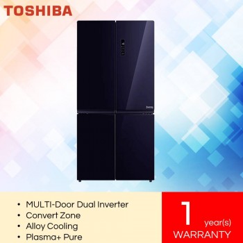 Toshiba GR-RF646WE-PGY Multi-Door Dual Inverter Refrigerator (840L)