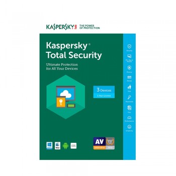 Kaspersky Total Security 2017,  3 Device , 1 Year , Download [Online Code]