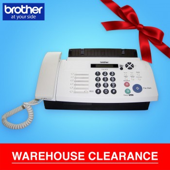 Brother FAX-878 Thermal Fax Machine with Phone Headset (Brother Fax Machine All-in-One Facsimile Fax Printer) - 10 Sheets ADF, 100 Locations Speed Dial, 15 Sec. Transmission Speed, 20 Pages Memory, 2.8KG (Brother 878, FAX878, FAX-878, FAX 878)