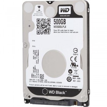 WD 2.5" Internal H.Disk Drive- NoteBook 500gb -Black
