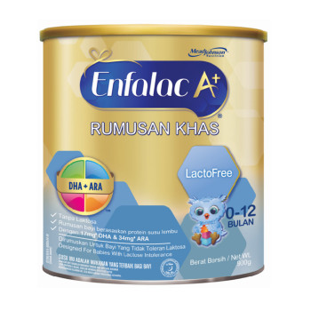 Enfalac A+ LactoFree (Lactose-free Infant formula) Milk Powder 900g