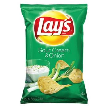 Lay's Sour Cream and Onion Potato Chips - 184.2g