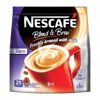 Nescafe 2in1 Blend & Brew Zero 25sticks (Item no: E01-40)