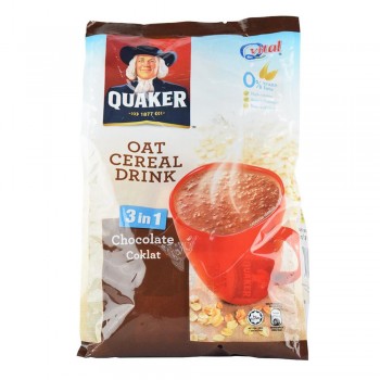 Quaker Oat Cereal Drink 3in1 Chocolate ( Item no: E03-21 )
