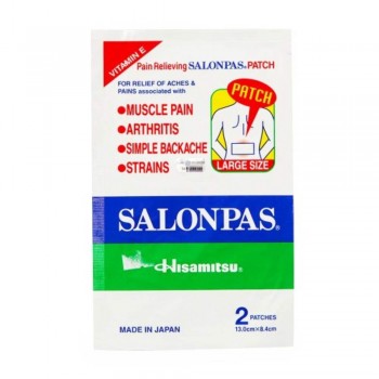 Salonpas Medicated Plaster (Size L) - 2 Patches (Item No: E07-20) A3B134