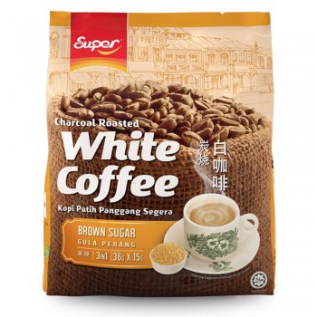 Super Charcoal Roasted 3 in 1 White Coffee Brown Sugar (Item no: E01-42)