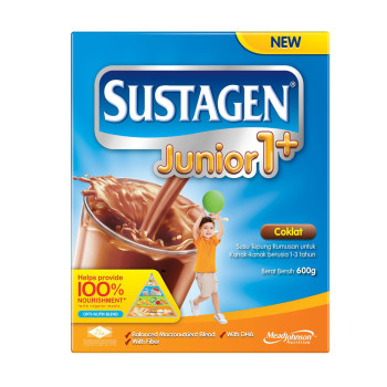 Sustagen Junior 1 Plus Chocolate Milk Powder 600g