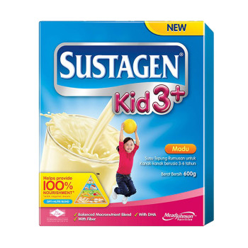 Sustagen Kid 3 Plus Honey Milk Powder 600g