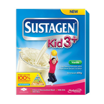 Sustagen Kid 3 Plus Vanila Milk Powder 600g