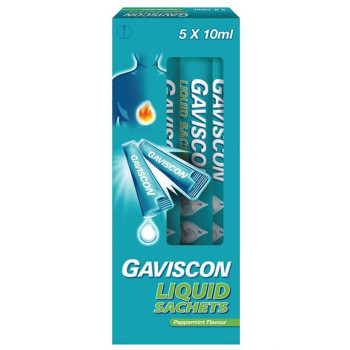 Gaviscon Original Peppermint Liquid Sachets 5s x 10ML