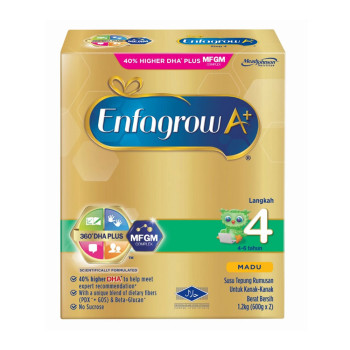 Enfagrow A+ Step 4 Honey Milk Powder 1.2kg