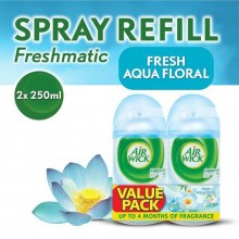 Air Wick Freshmatic Aqua Floral Refill 250ml x2 (Value Pack)