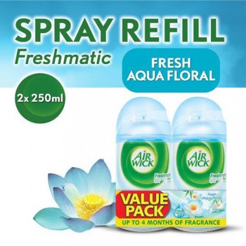 Air Wick Freshmatic Aqua Floral Refill 250ml x2 (Value Pack)