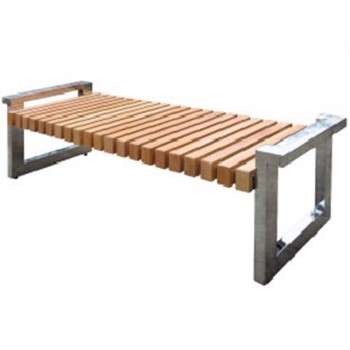 Stainless Steel + Wood Benches-SB-352 (Item No: G01-469)
