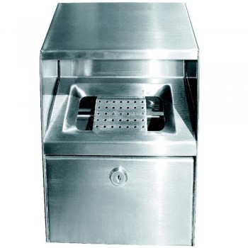 Stainless Steel Wall Mounted Ashtray Bin-WMA-166/SS (Item No: G01-434)
