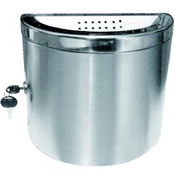 Stainless Steel Wall Mounted Ashtray Bin-WMA-167/SS (Item No: G01-435)