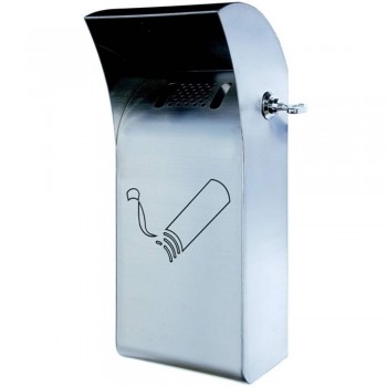 Stainless Steel Wall Mounted Ashtray Bin-WMA-168/SS (Item No: G01-436)
