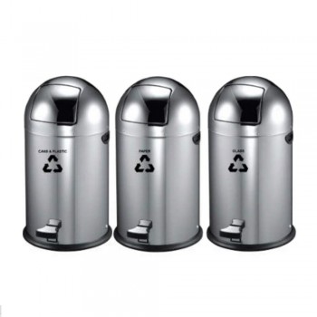 Stainless Steel Foot Pedal Bin (33L) RECYCLE-226/SS (Item no: G01-153)