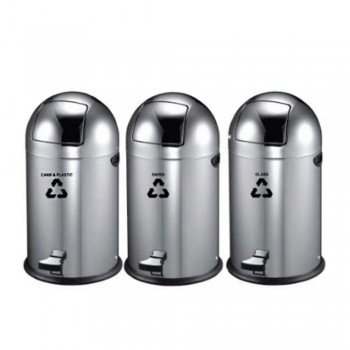 Stainless Steel Foot Pedal Bin (52L) RECYCLE-228/SS (Item no: G01-155)