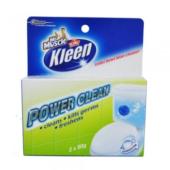 Mr Muscle Kiwi Kleen Toilet Bowl Bloo Cleaner 2 x 50g
