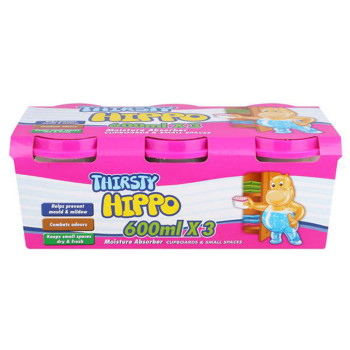 Thirsty Hippo Dehumidifier 600ML 3 Packs