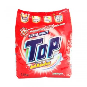Top Super White Anti-Malodour Washing Powder 2.5kg (Item No: F05-05 ANTIMALO) A3R1B40