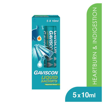 Gaviscon Liquid Sachet 10ml 5s