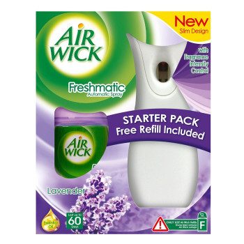 Air Wick Freshmatic Starter Lavender 250ml FOC Air Wick Life Scent Forest Waters Aerosol