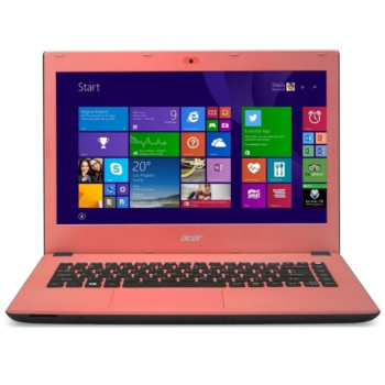 ACER Aspire E5-473-308T Notebook - Coral Pink/14" HD LED/ i3-5005U/ 4GB/ W0 H (ItemnoACE5473308T ) EOL 26/5/2016