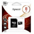 Apacer 8GB SDHC Class 10 Memory Card with Adapter (Item No: APC-SDHC-8CL10) A4R2B78