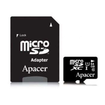 Apacer Micro SDXC Class 10 Memory Card - 64GB