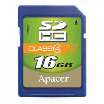 Apacer SDHC Class 4 Memory Card - 16GB
