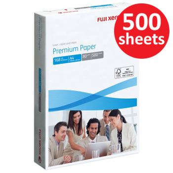 Fuji Xerox Premium Paper - A4 Size - 80gsm - 500 Sheets (FSC® Certified Product)