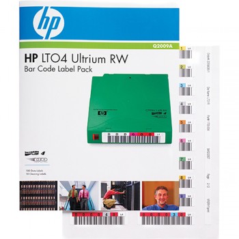 HP LTO-4 Ultrium Read/Write Bar Code Label Pack