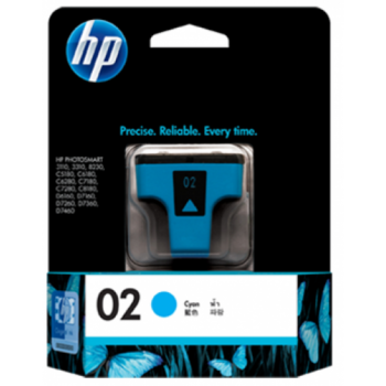 HP 02 Cyan Ink Cartridge (C8771WA)