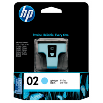 HP 02 Light Cyan Ink Cartridge (C8774WA)