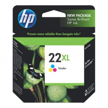 HP 22XL Tri-color Inkjet Print Cartridge (C9352CA)