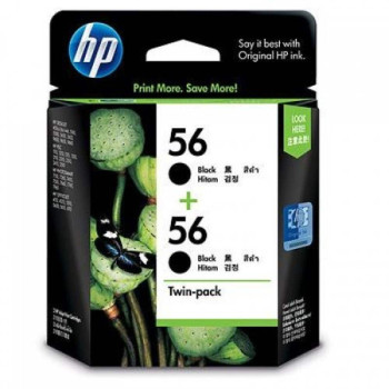 HP 56 2-pack Black Inkjet Print Cartridges (Item No: HP CC620AA)