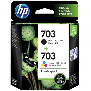 HP 703 Color/Black Ink Cartridge PVP Pack (J3N04AA)