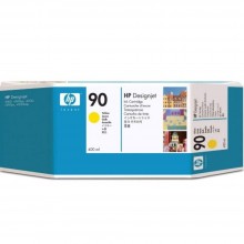 HP 90 DesignJet Ink Cartridge 400-ml - Yellow (C5065A)