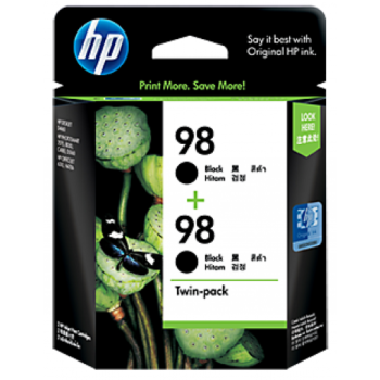 HP 98 2-pack Black Inkjet Print Cartridges (HP CC624AA) MOQ item 08/08/2016